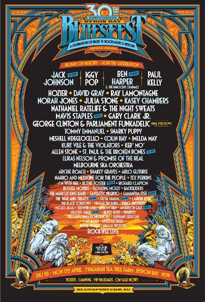 Latest Bluesfest announcement